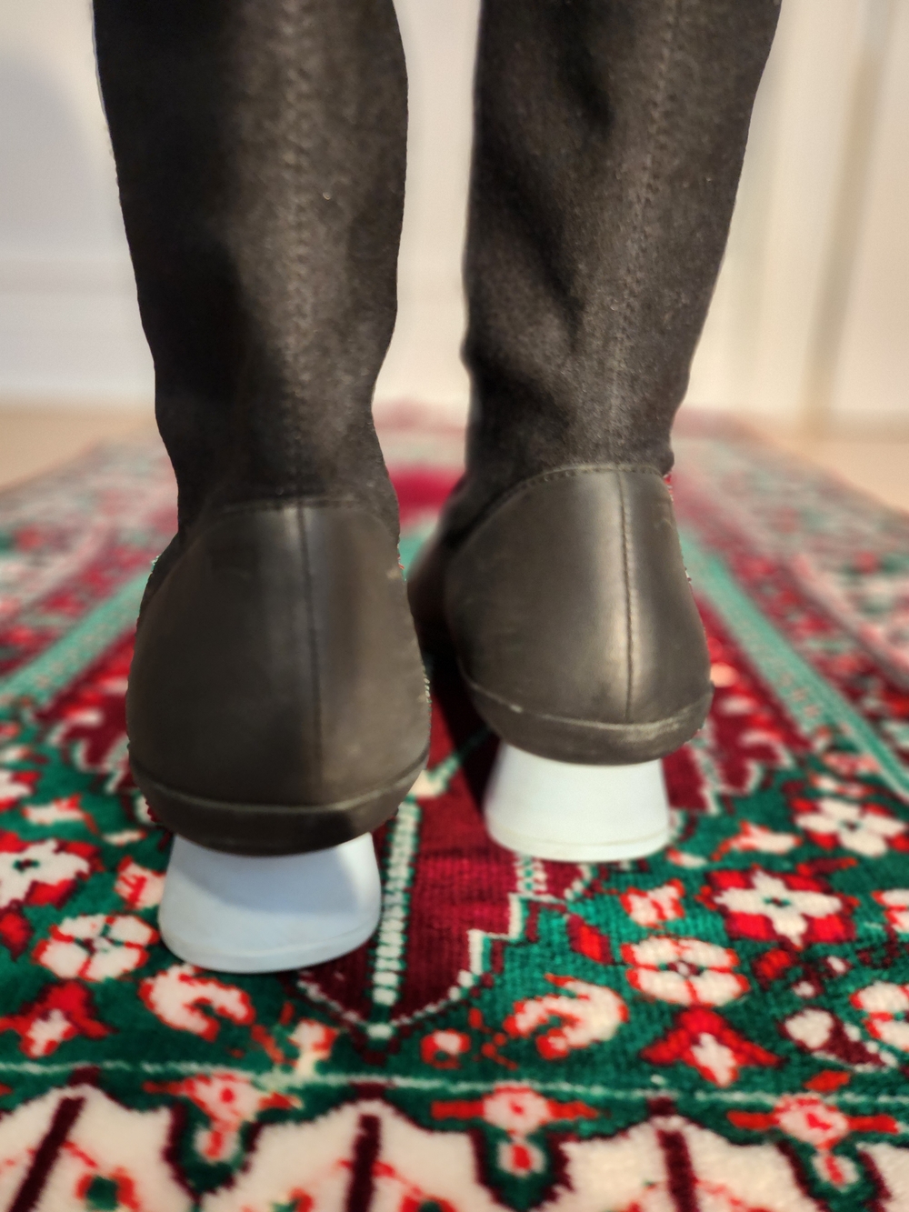 Camper ALIGHT Black Boots With Light Blue Block Heel - Picture 6 of 6